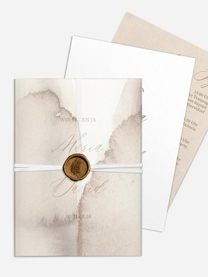 Hochzeitseinladung Typo Love