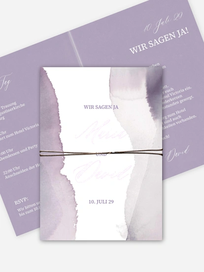 Hochzeitseinladung Typo Love