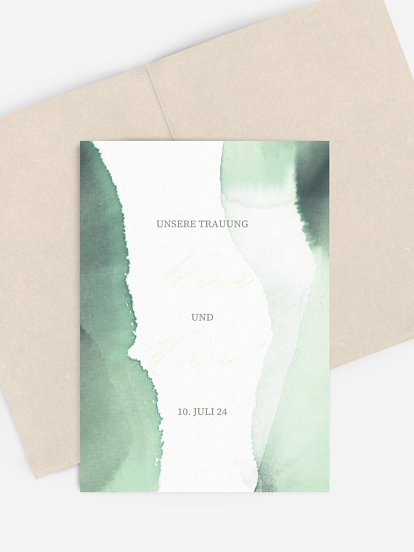 Kirchenheft Hochzeit Typo Love