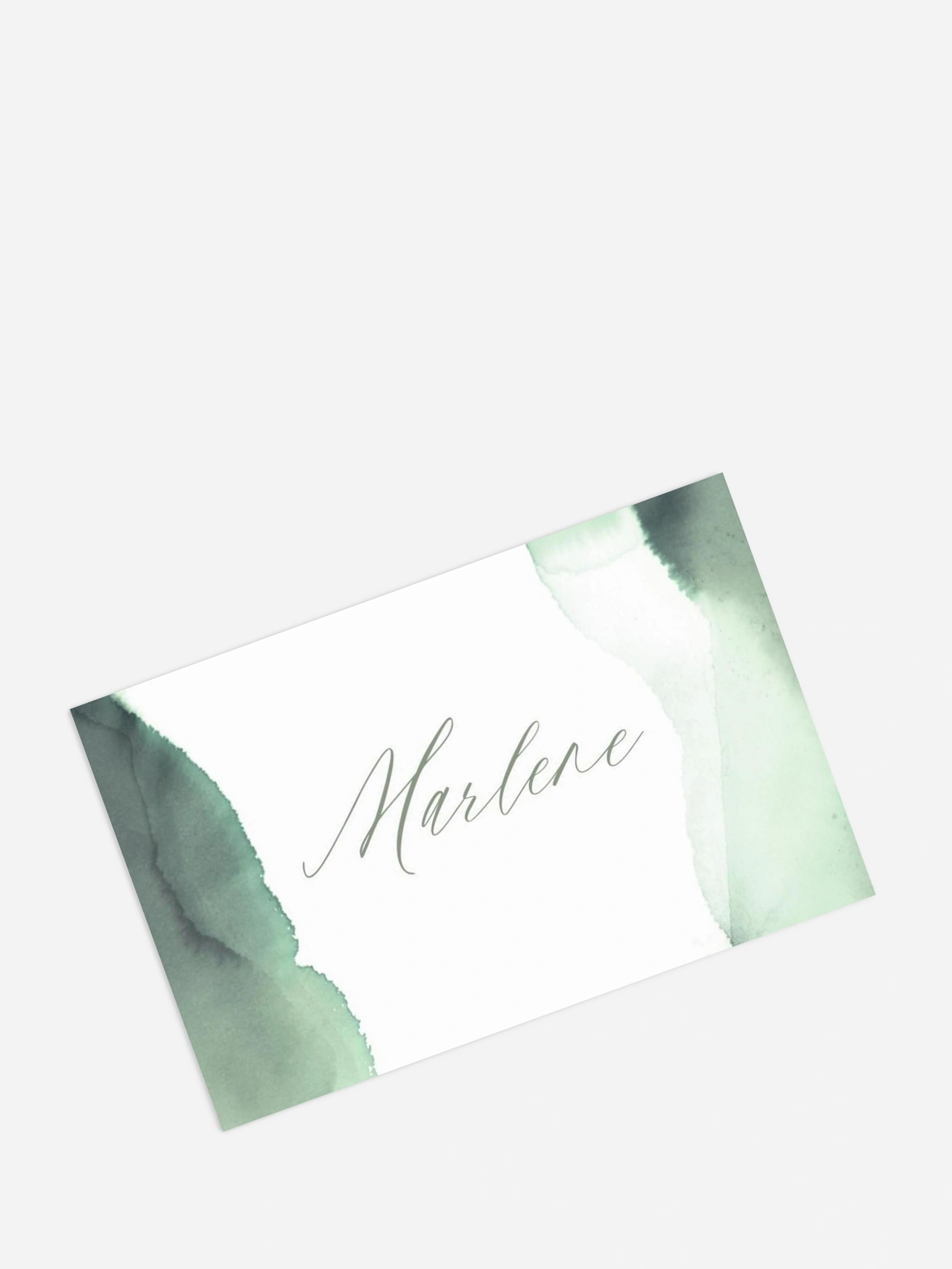 Tischkarte Hochzeit Typo Love