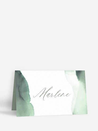 Tischkarte Hochzeit Typo Love