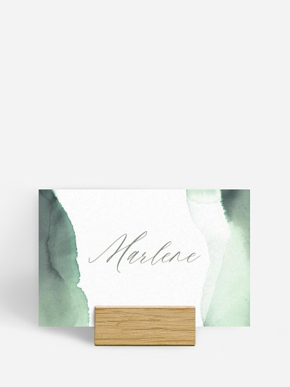 Tischkarte Hochzeit Typo Love