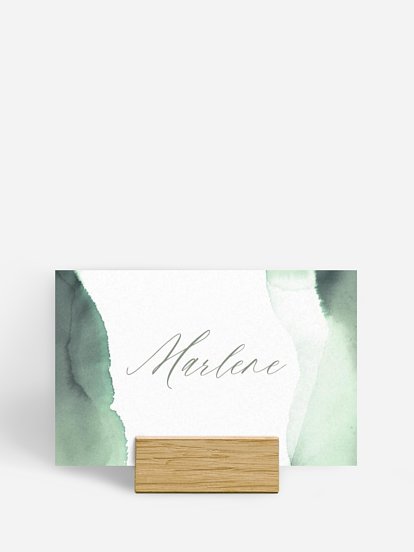 Tischkarte Hochzeit Typo Love