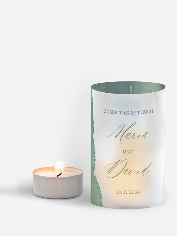Windlichter Typo Love