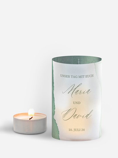 Windlichter Typo Love