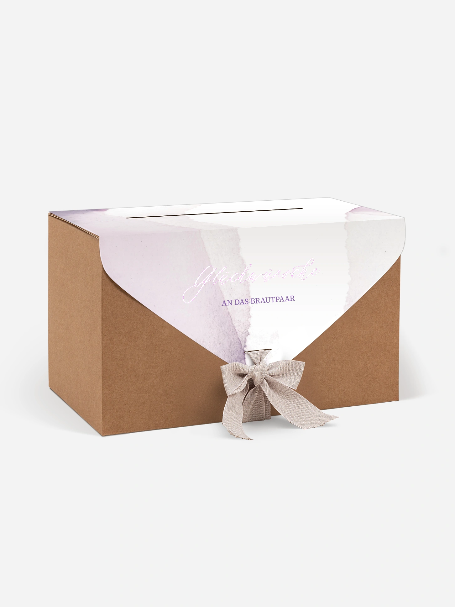 Kartenbox Hochzeit Typo Love
