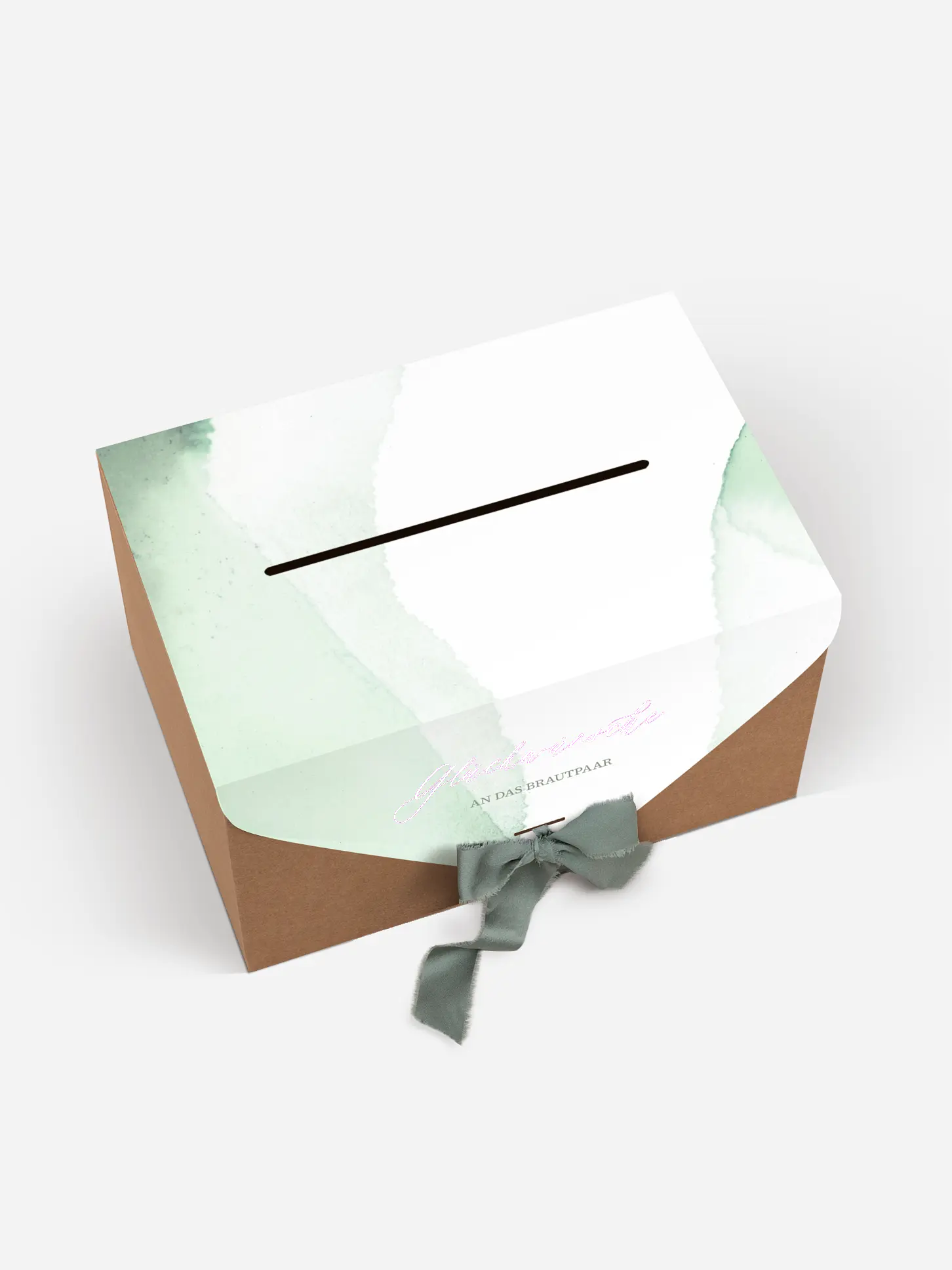 Kartenbox Hochzeit Typo Love