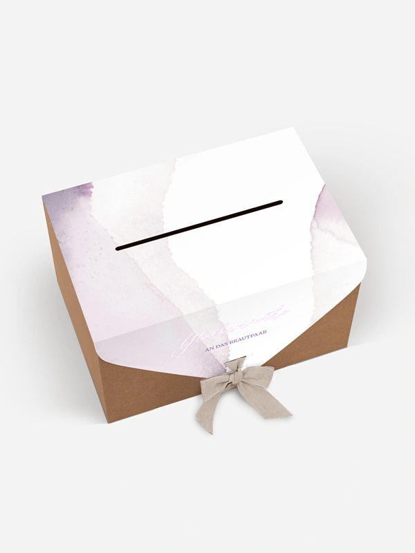 Kartenbox Hochzeit Typo Love