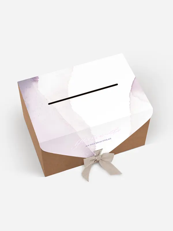 Kartenbox Hochzeit Typo Love
