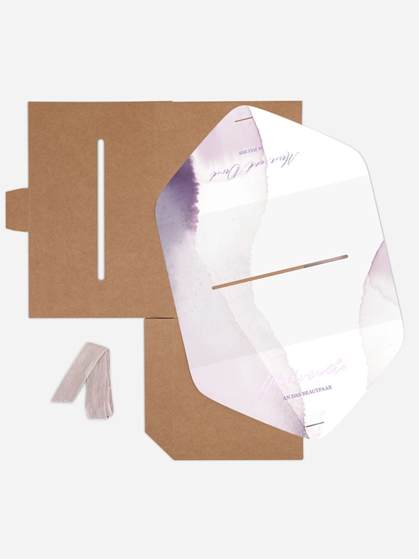 Kartenbox Hochzeit Typo Love
