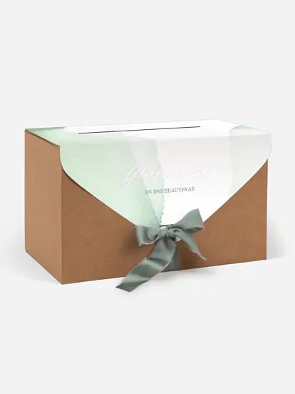 Kartenbox Hochzeit Typo Love