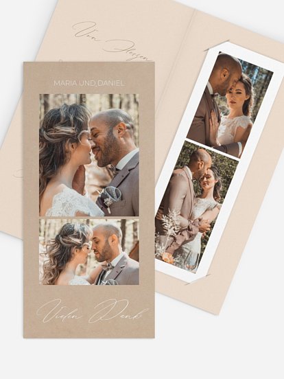 Dankeskarte Hochzeit Paper Love