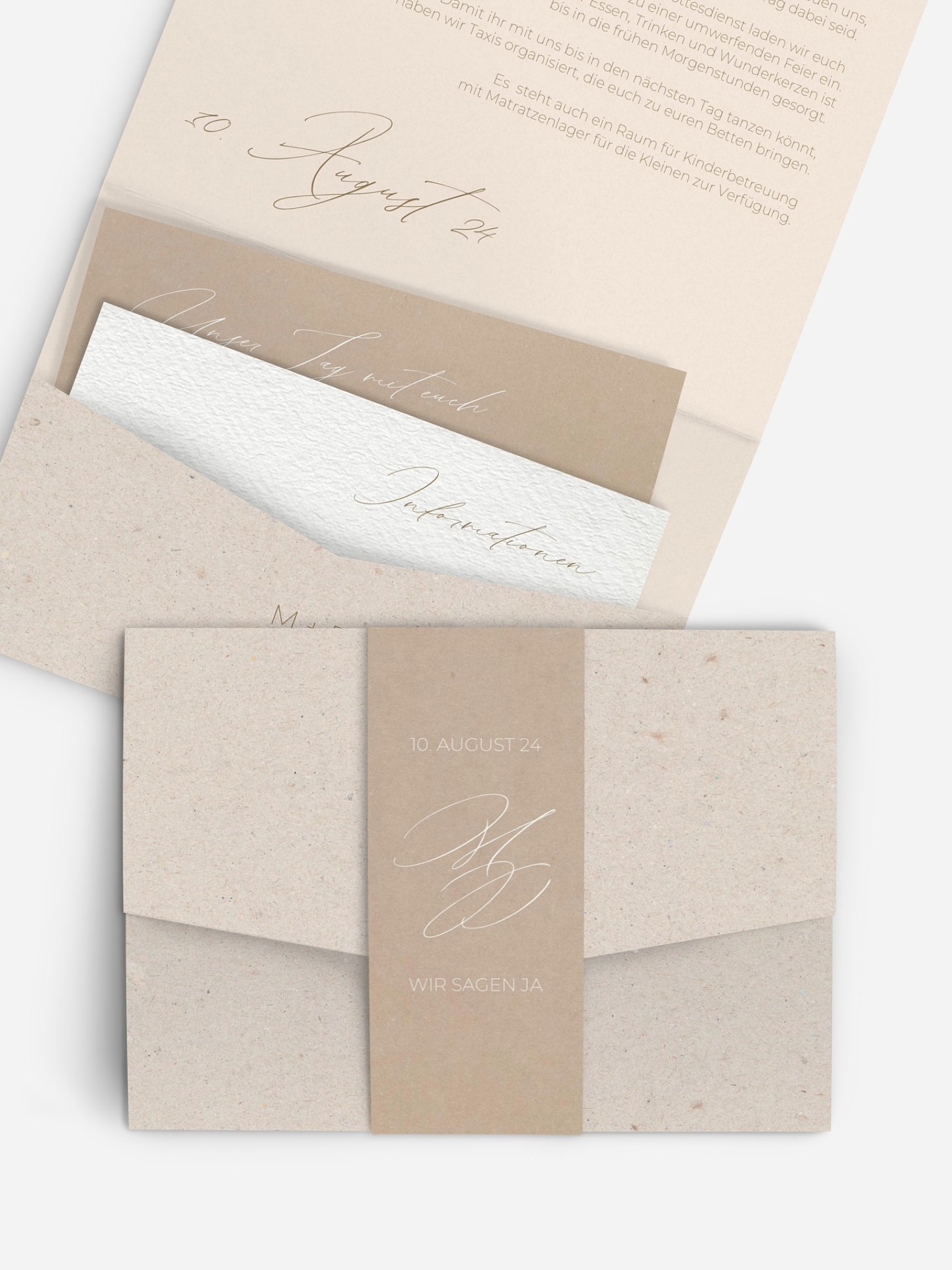 Hochzeitseinladung Paper Love
