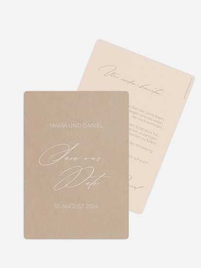 Save-the-Date Karte Paper Love