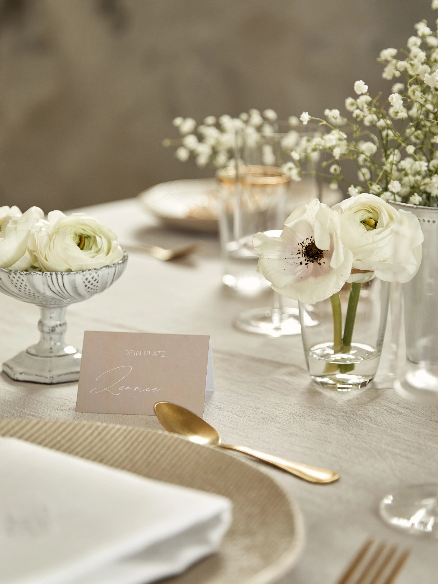 Tischkarte Hochzeit Paper Love
