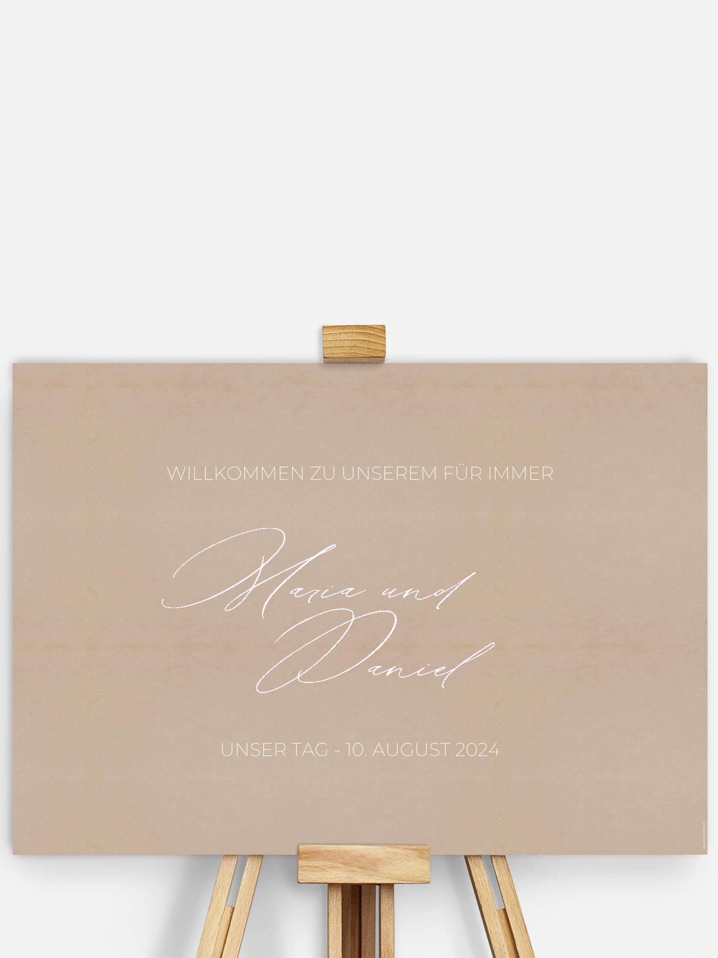 Willkommensschild Paper Love