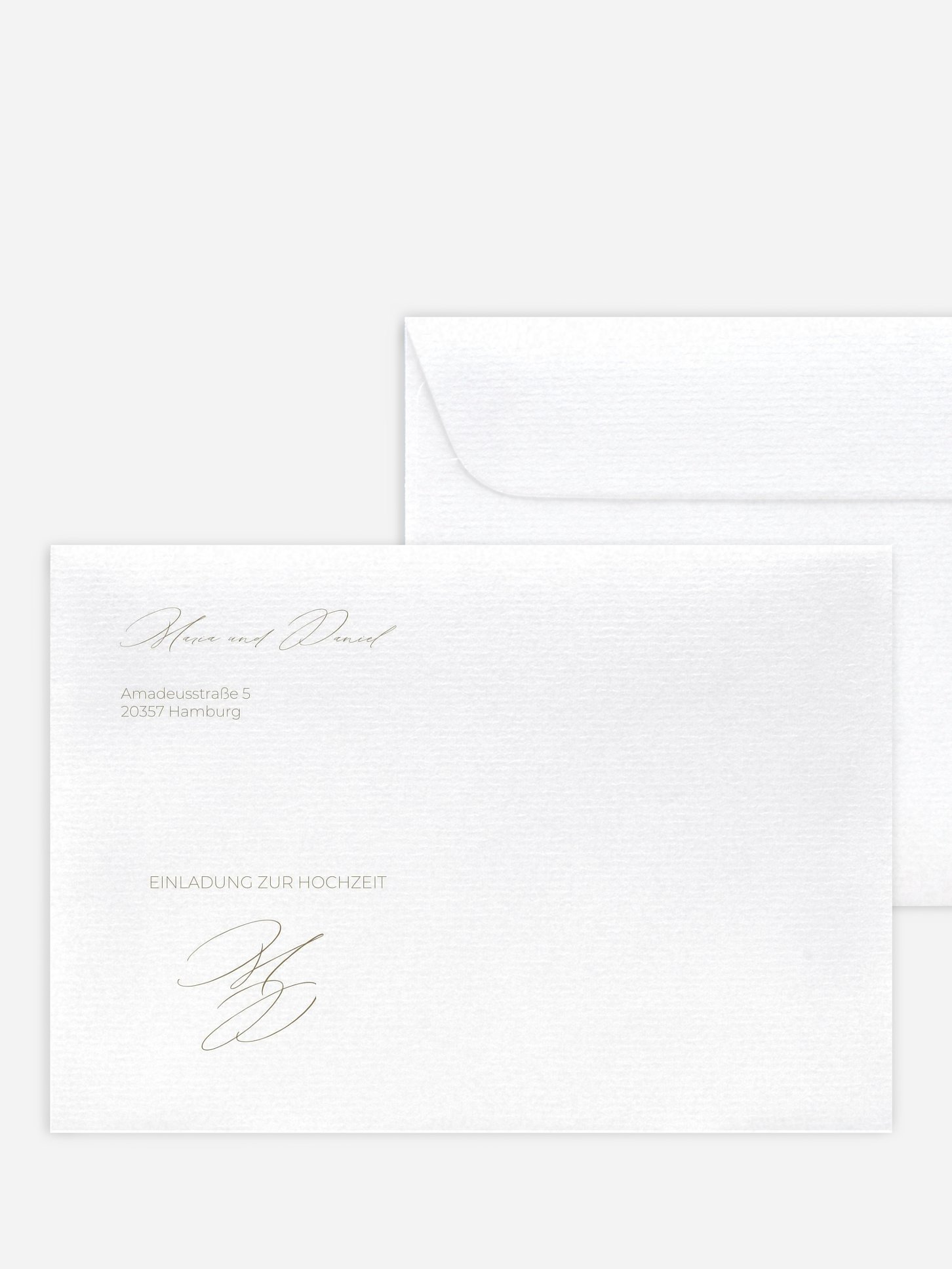 Briefumschlag mit Motiv Paper Love