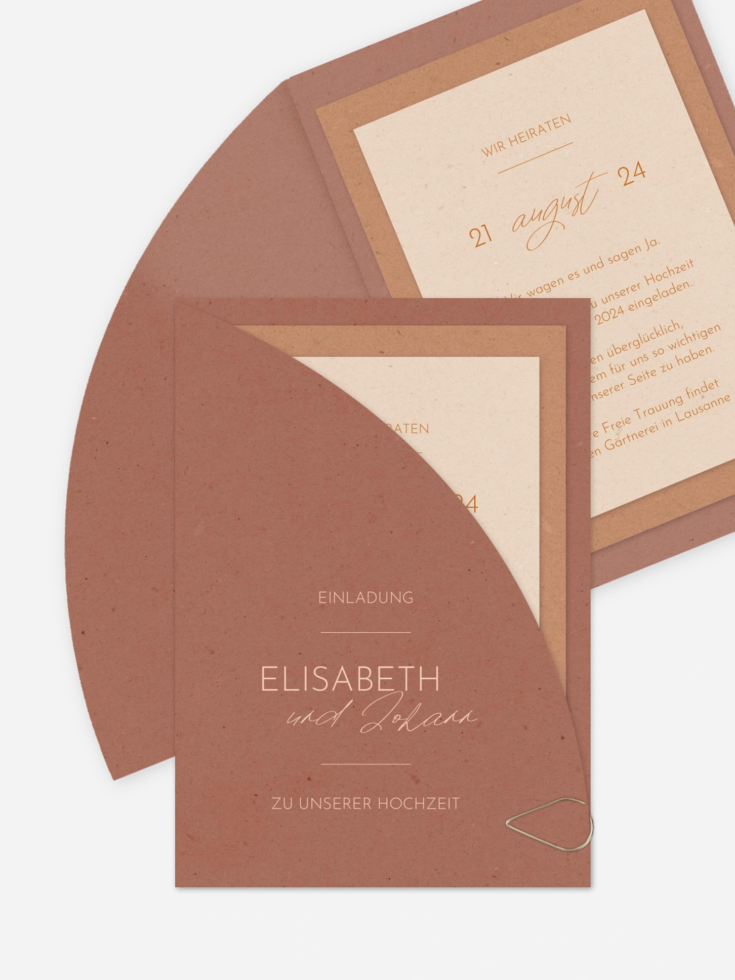 Hochzeitseinladung Perfect Pairing