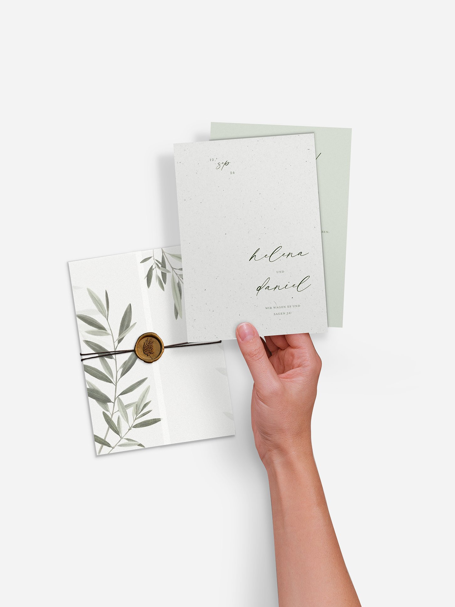 Hochzeitseinladung Scent of Olives