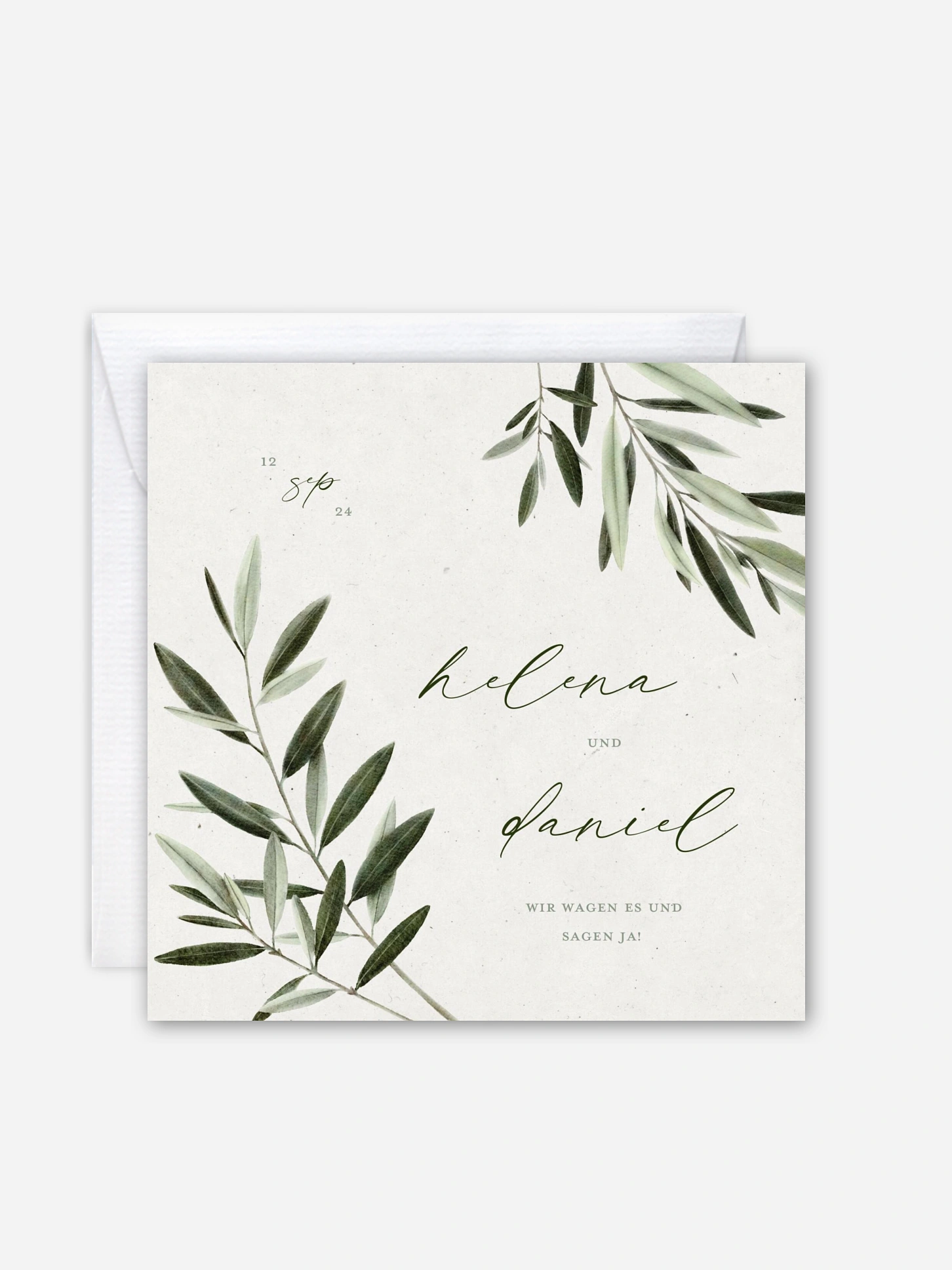 Hochzeitseinladung Scent of Olives
