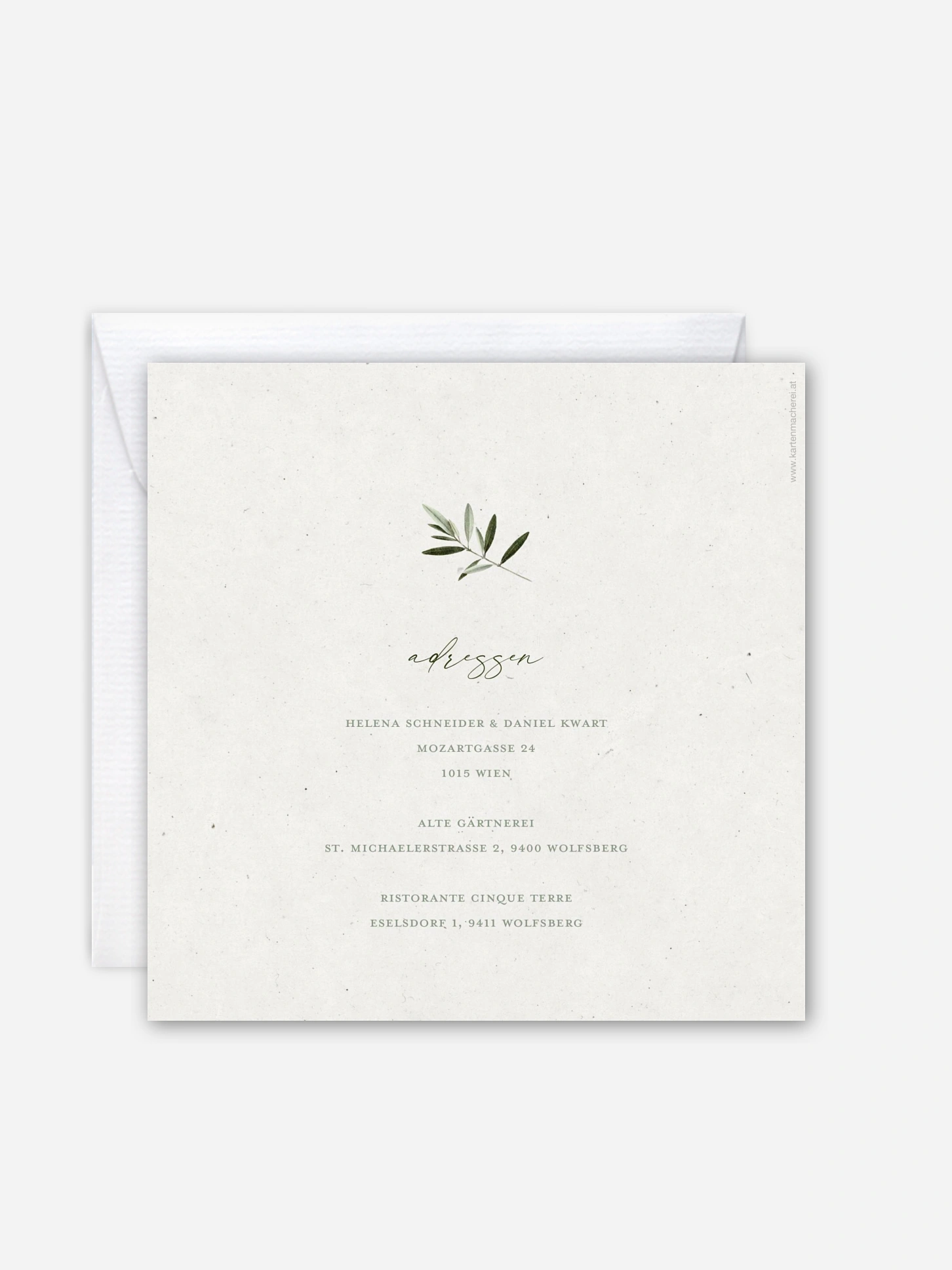 Hochzeitseinladung Scent of Olives