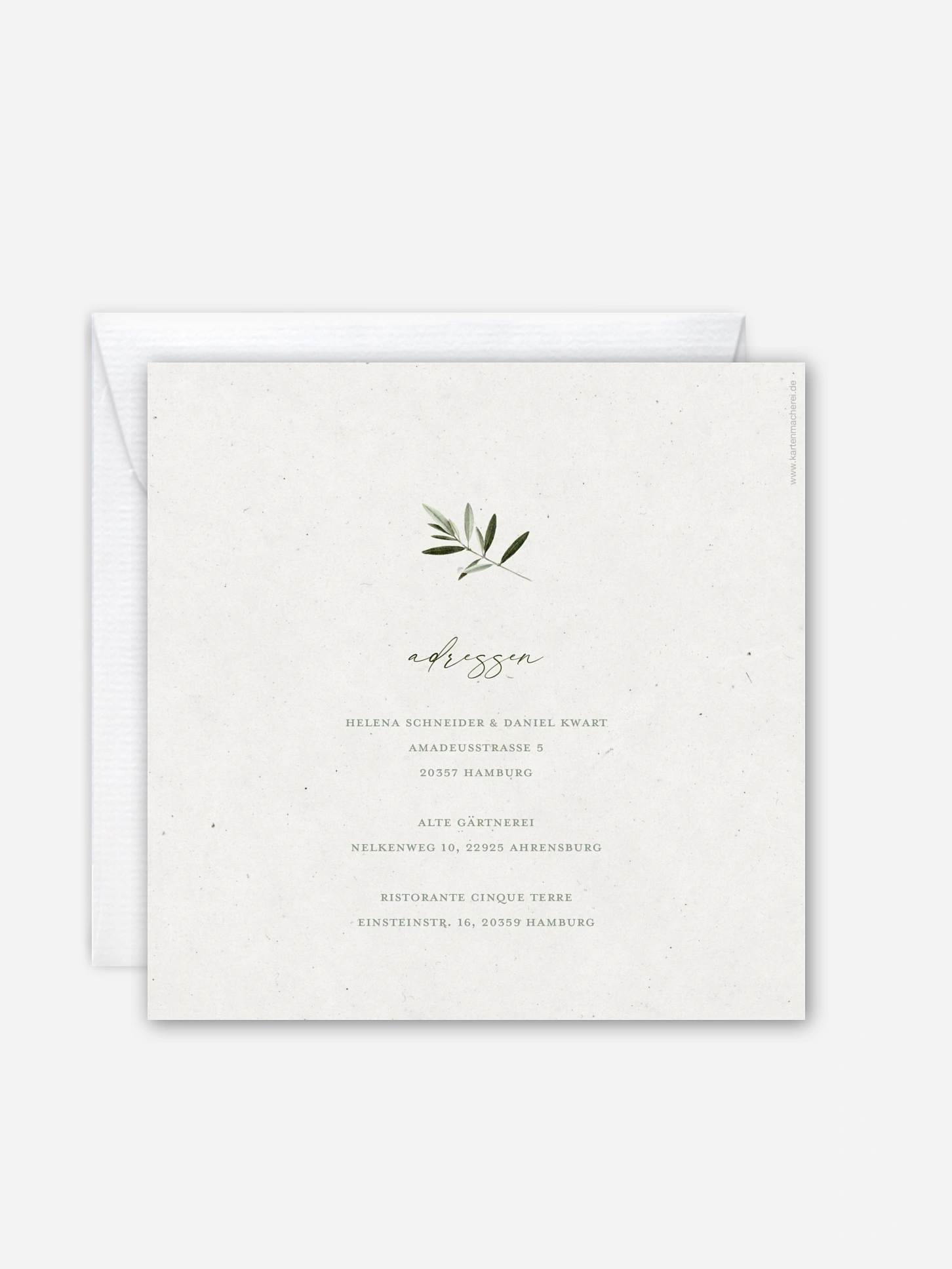 Hochzeitseinladung Scent of Olives