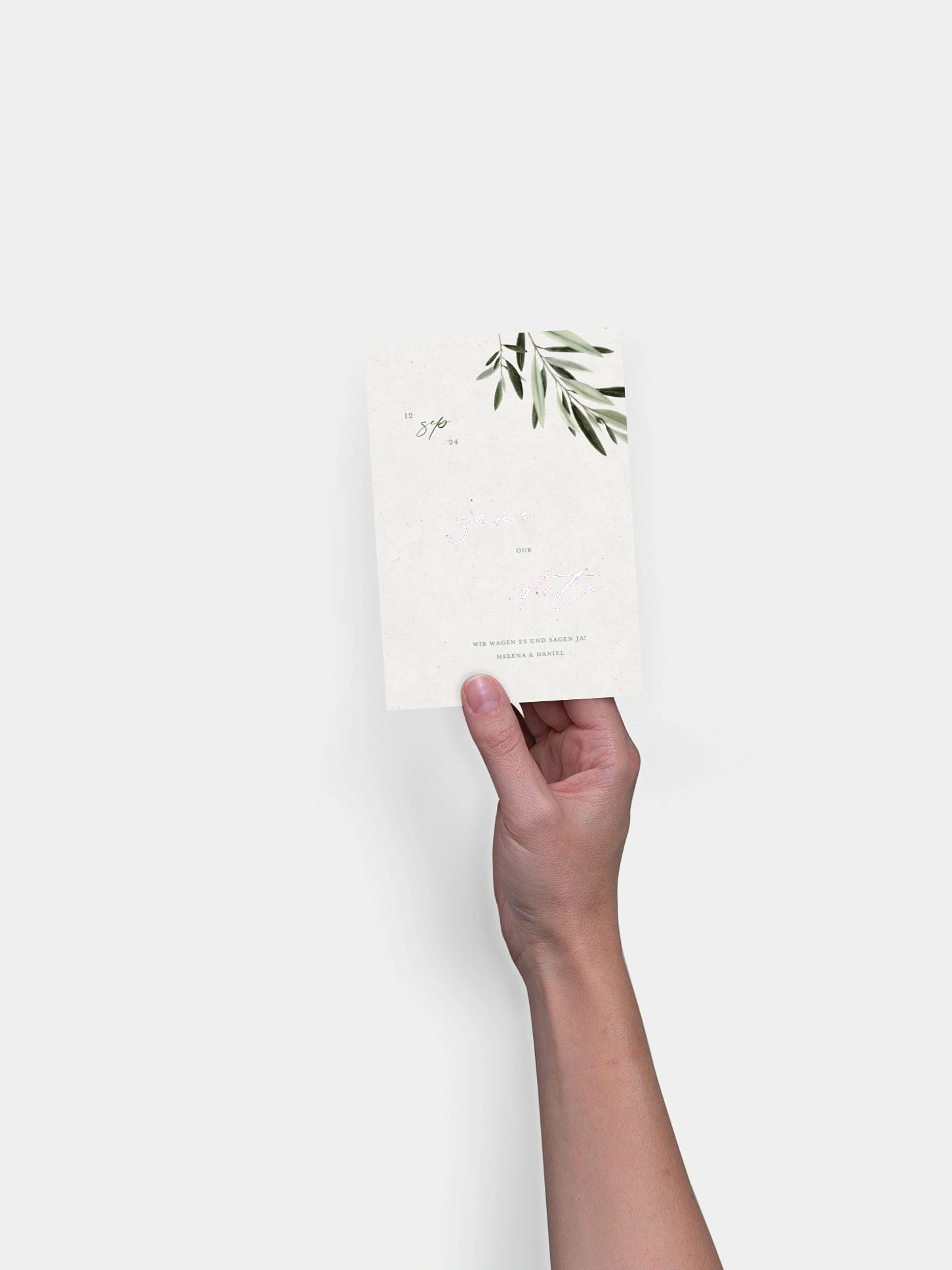 Save-the-Date Karte Scent of Olives