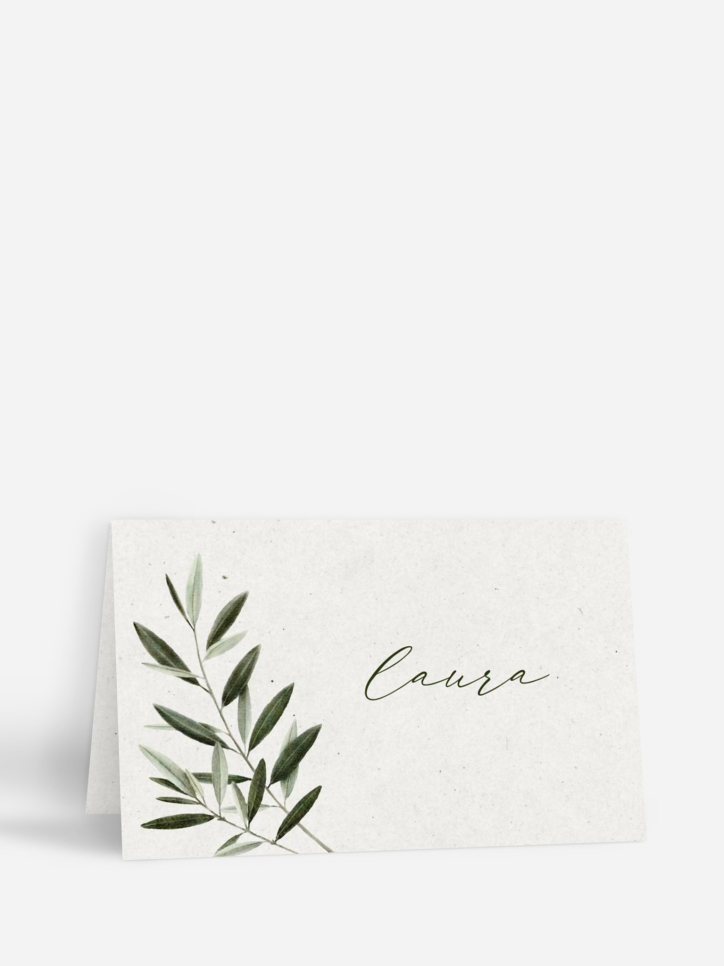 Tischkarte Hochzeit Scent of Olives