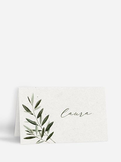 Tischkarte Hochzeit Scent of Olives