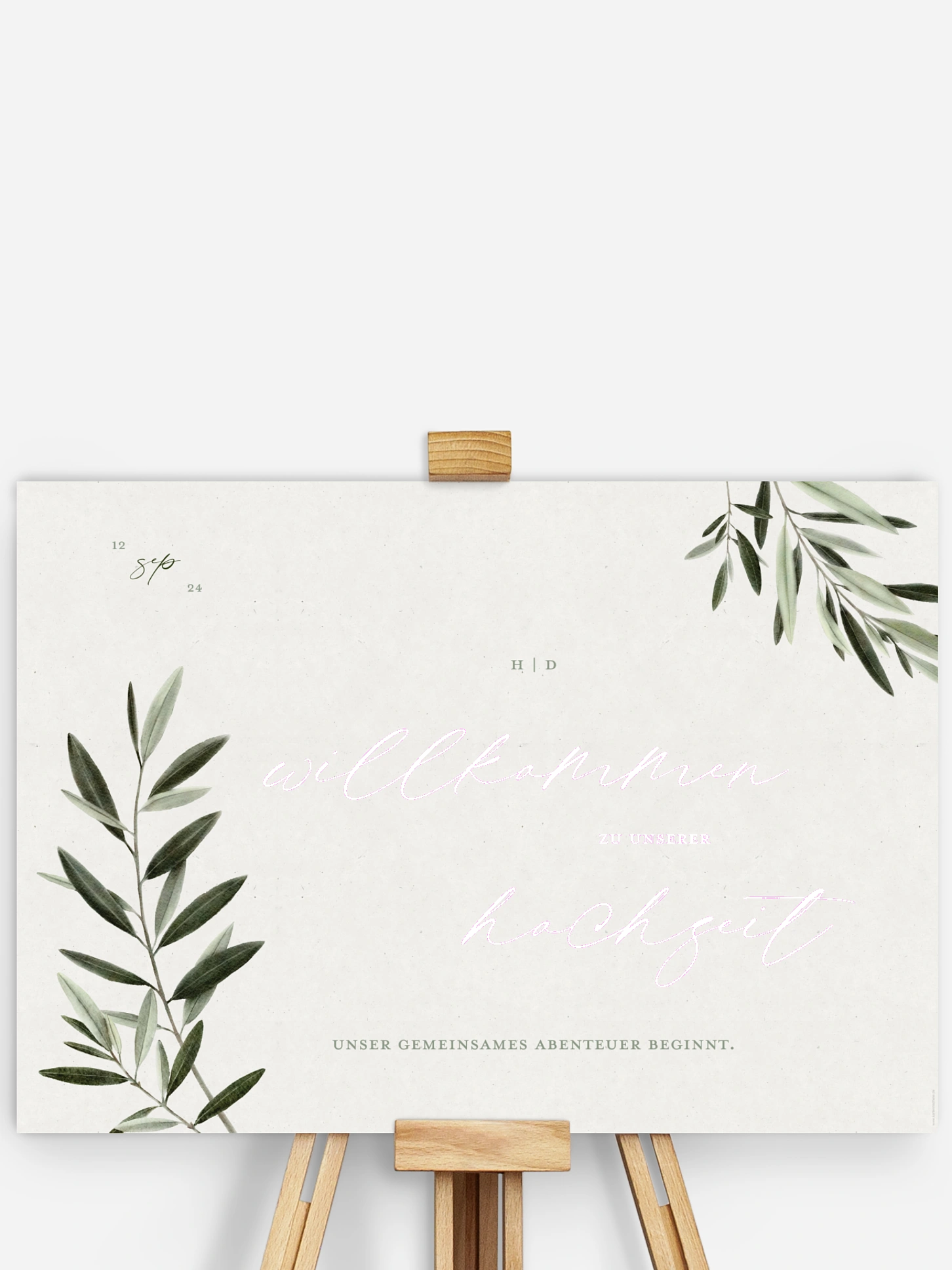 Willkommensschild Scent of Olives