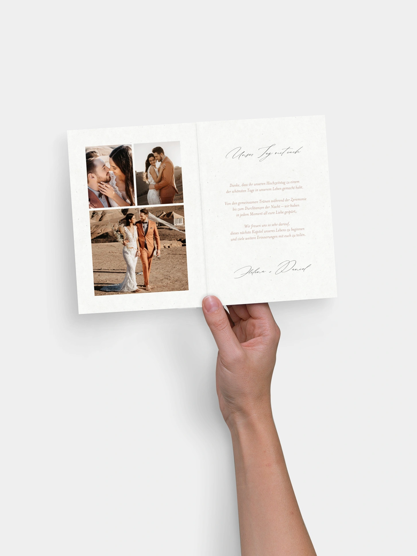 Dankeskarte Hochzeit Venetian Charm