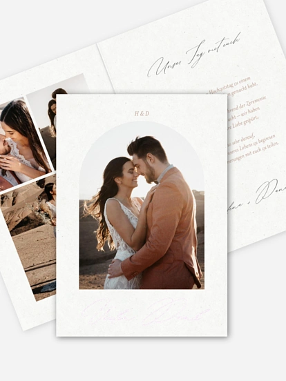 Dankeskarte Hochzeit Venetian Charm