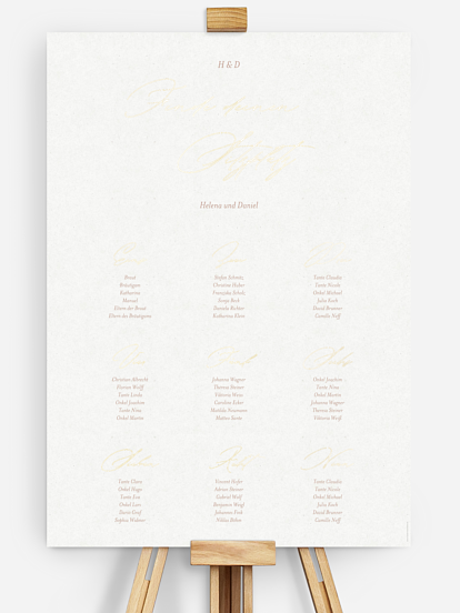 Sitzplan Plakat Venetian Charm