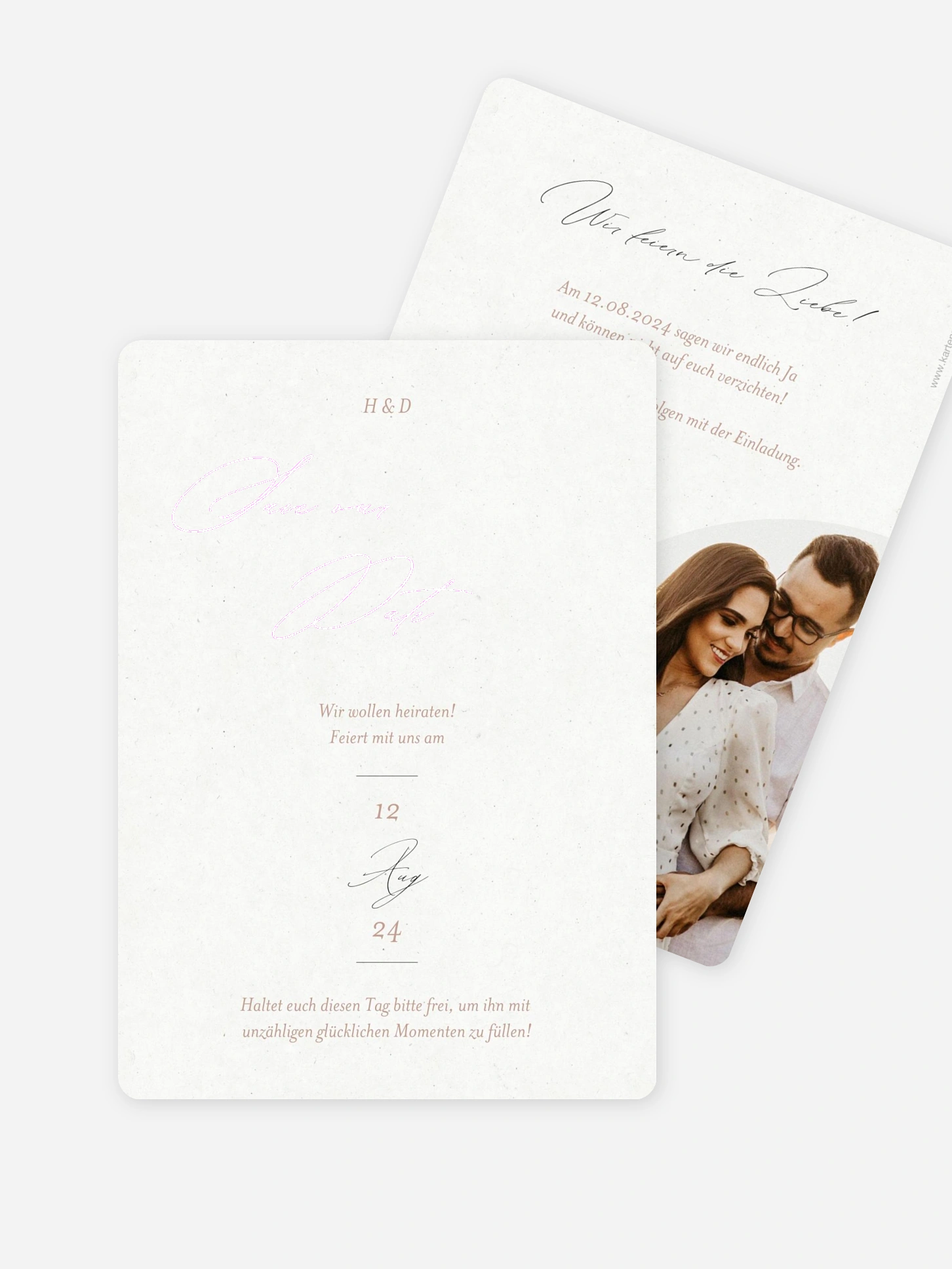Save-the-Date Karte Venetian Charm