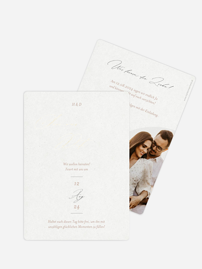 Save-the-Date Karte Venetian Charm