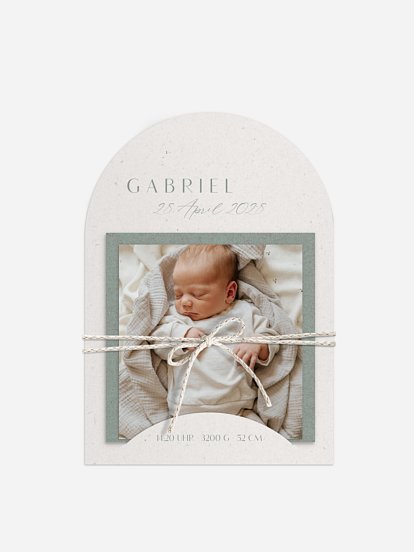 Geburtskarte Romance Letters