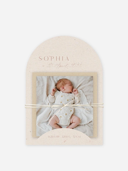 Geburtskarte Romance Letters