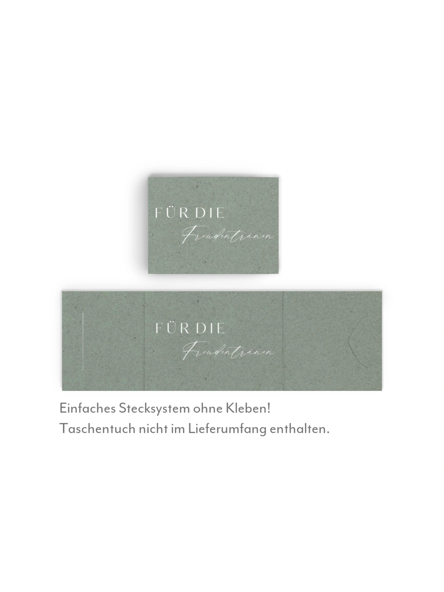 Freudentränen-Taschentücher Romance Letters