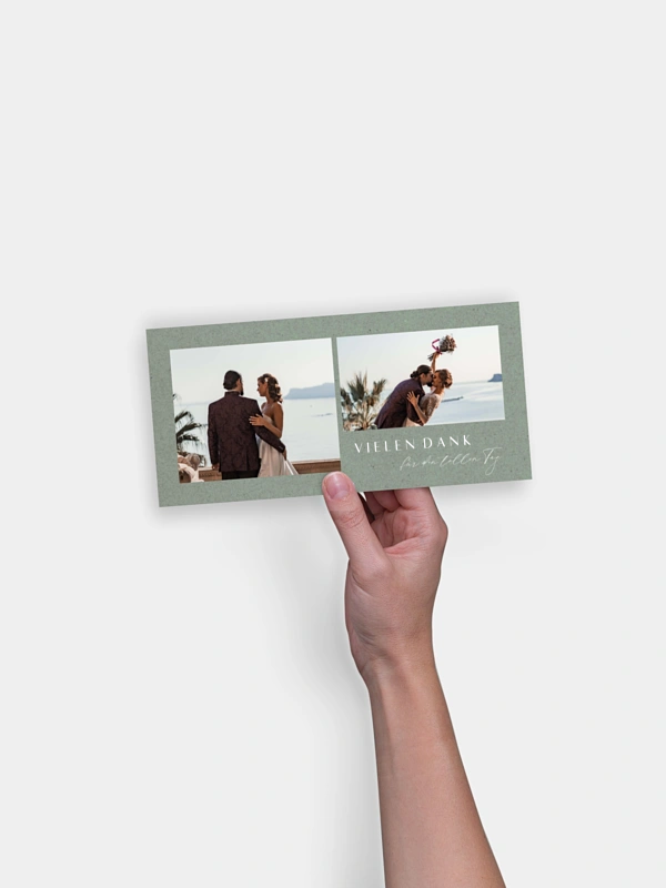 Dankeskarte Hochzeit Romance Letters
