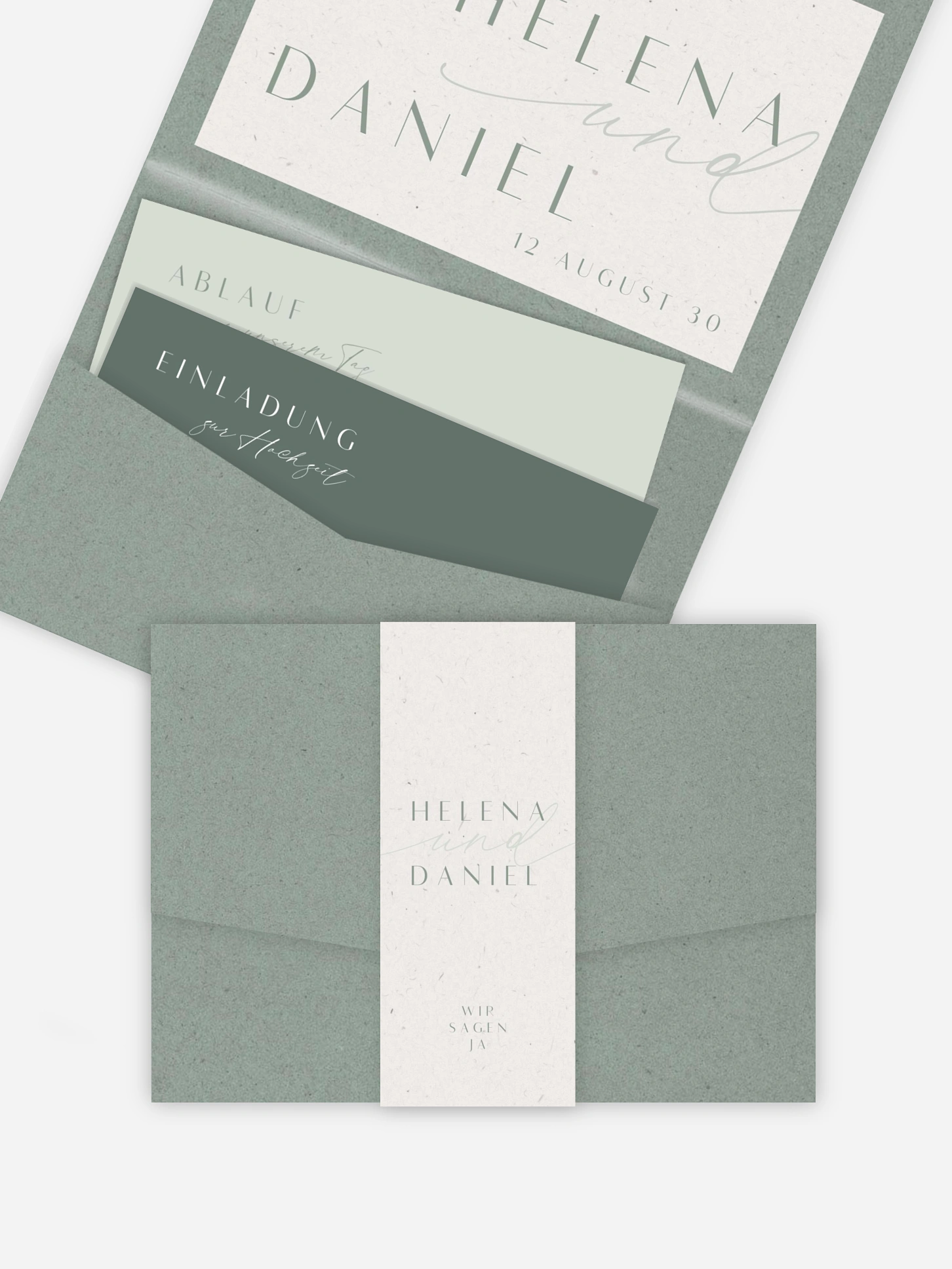 Hochzeitseinladung Romance Letters