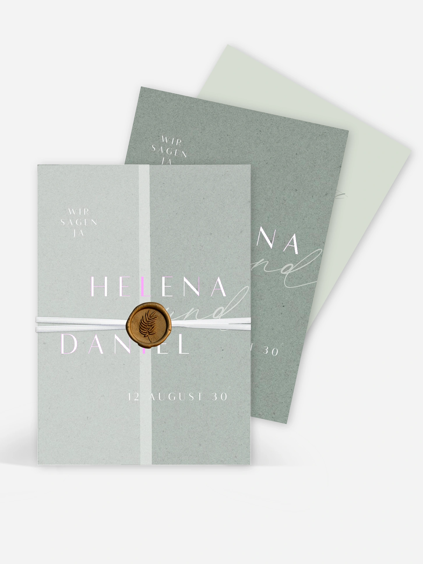 Hochzeitseinladung Romance Letters