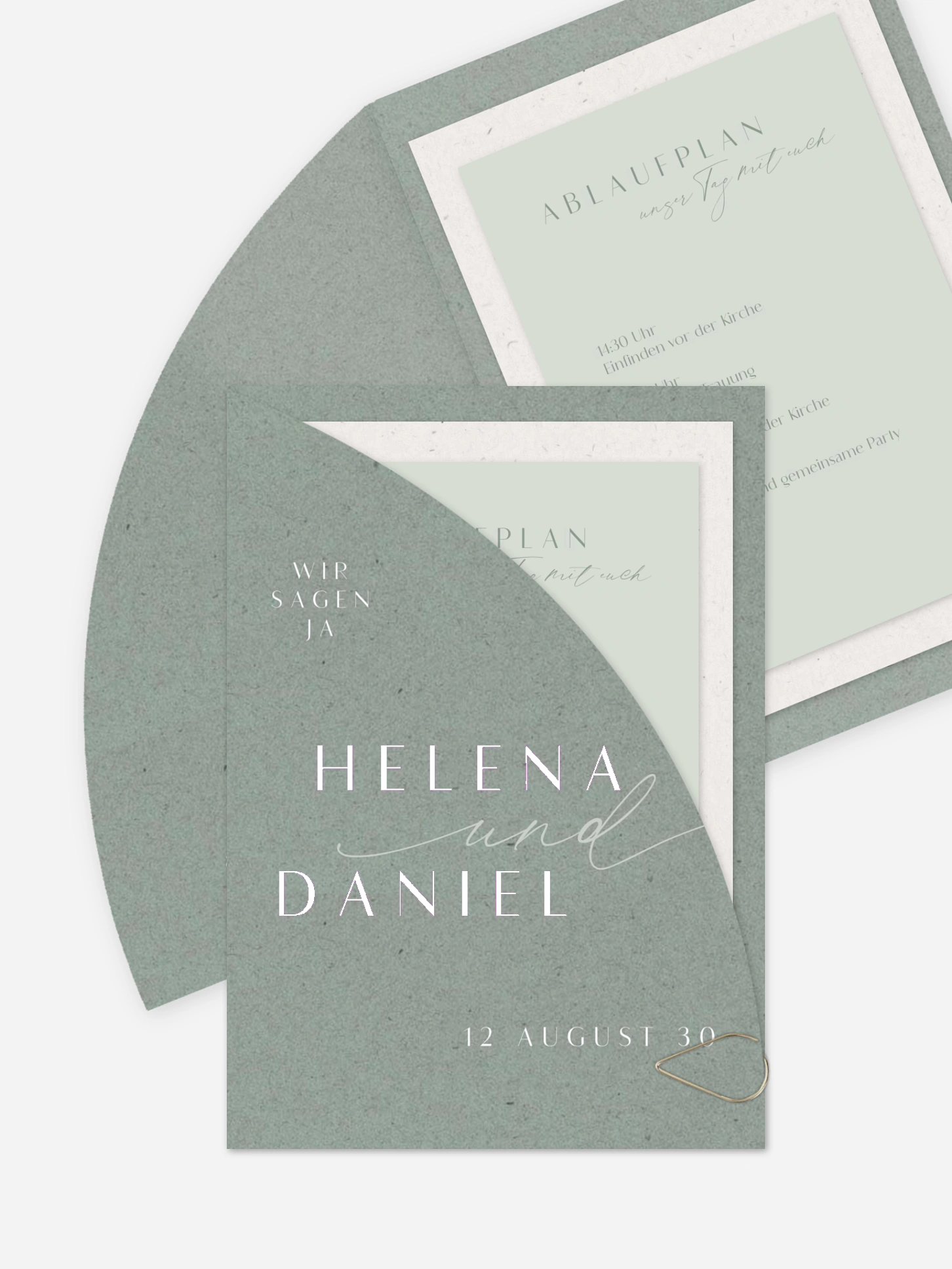 Hochzeitseinladung Romance Letters
