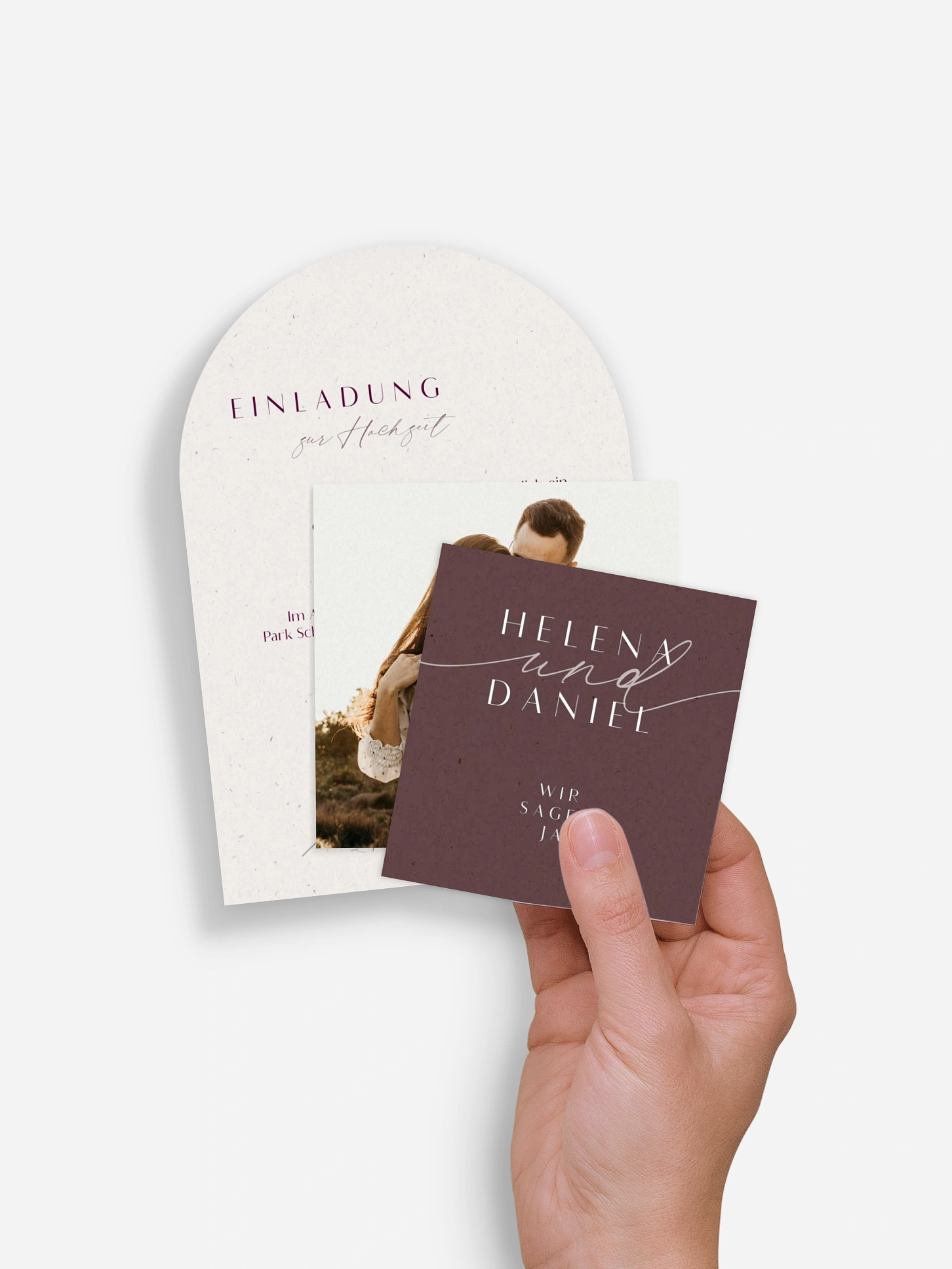 Hochzeitseinladung Romance Letters