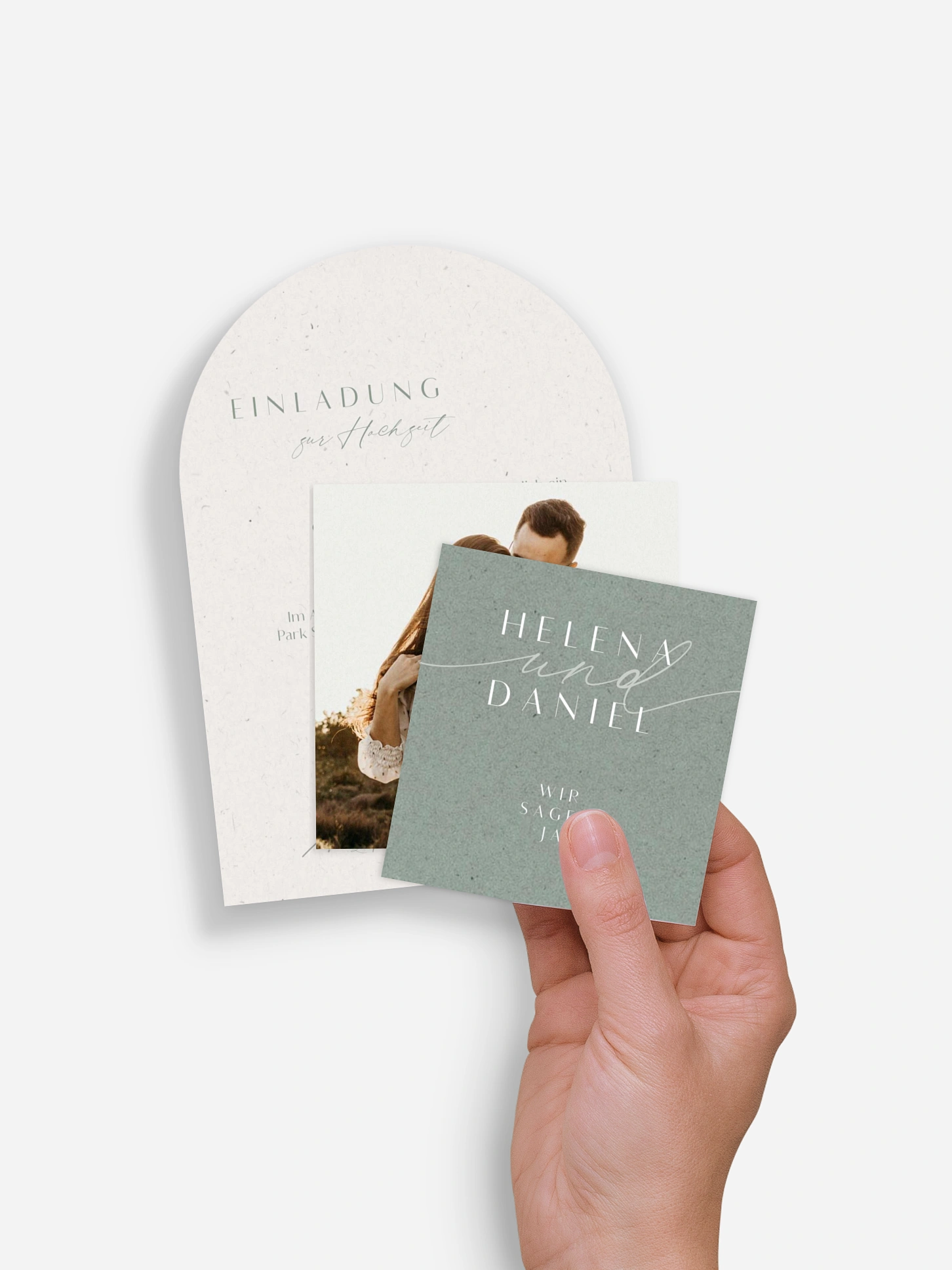 Hochzeitseinladung Romance Letters