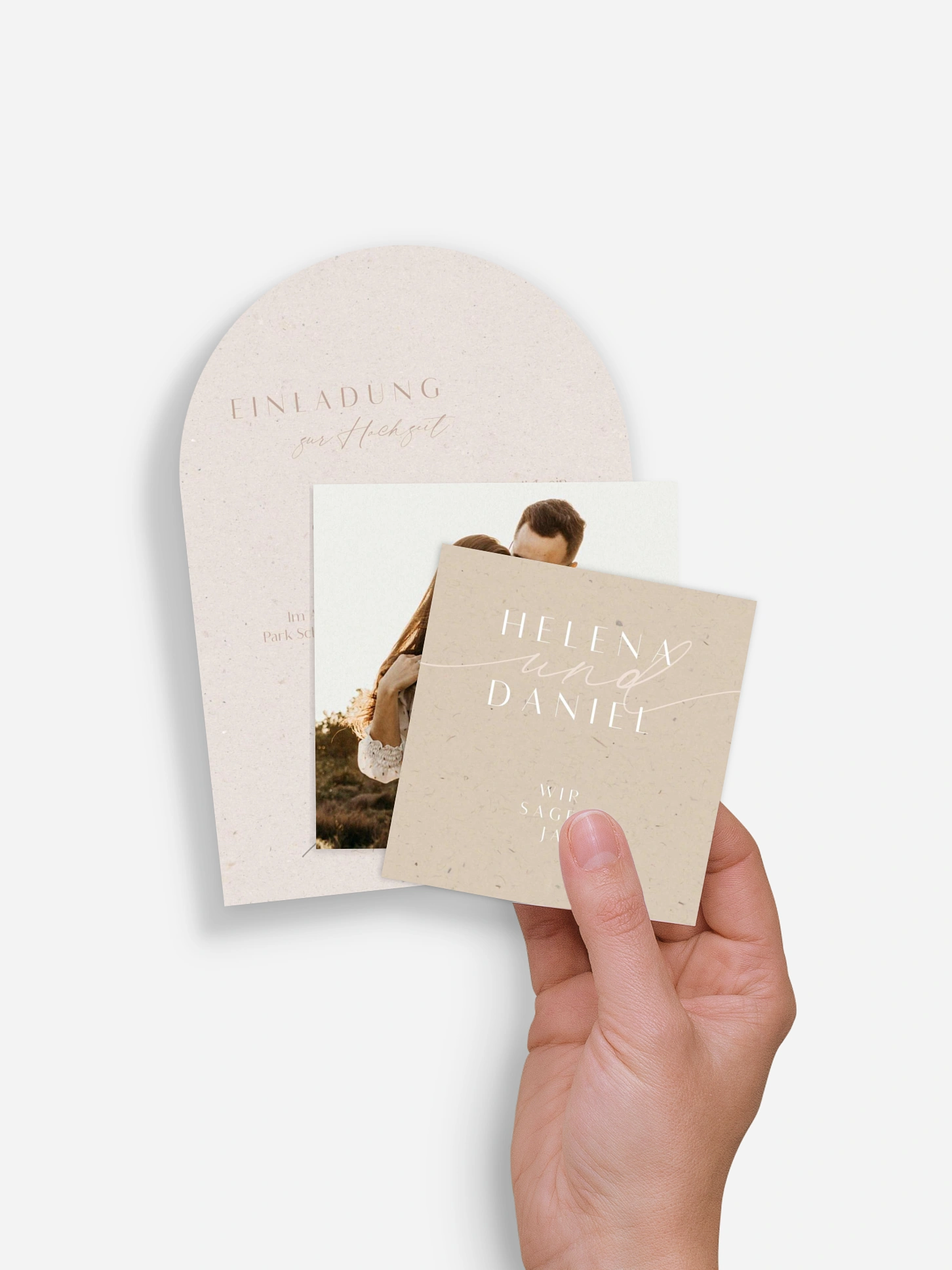 Hochzeitseinladung Romance Letters