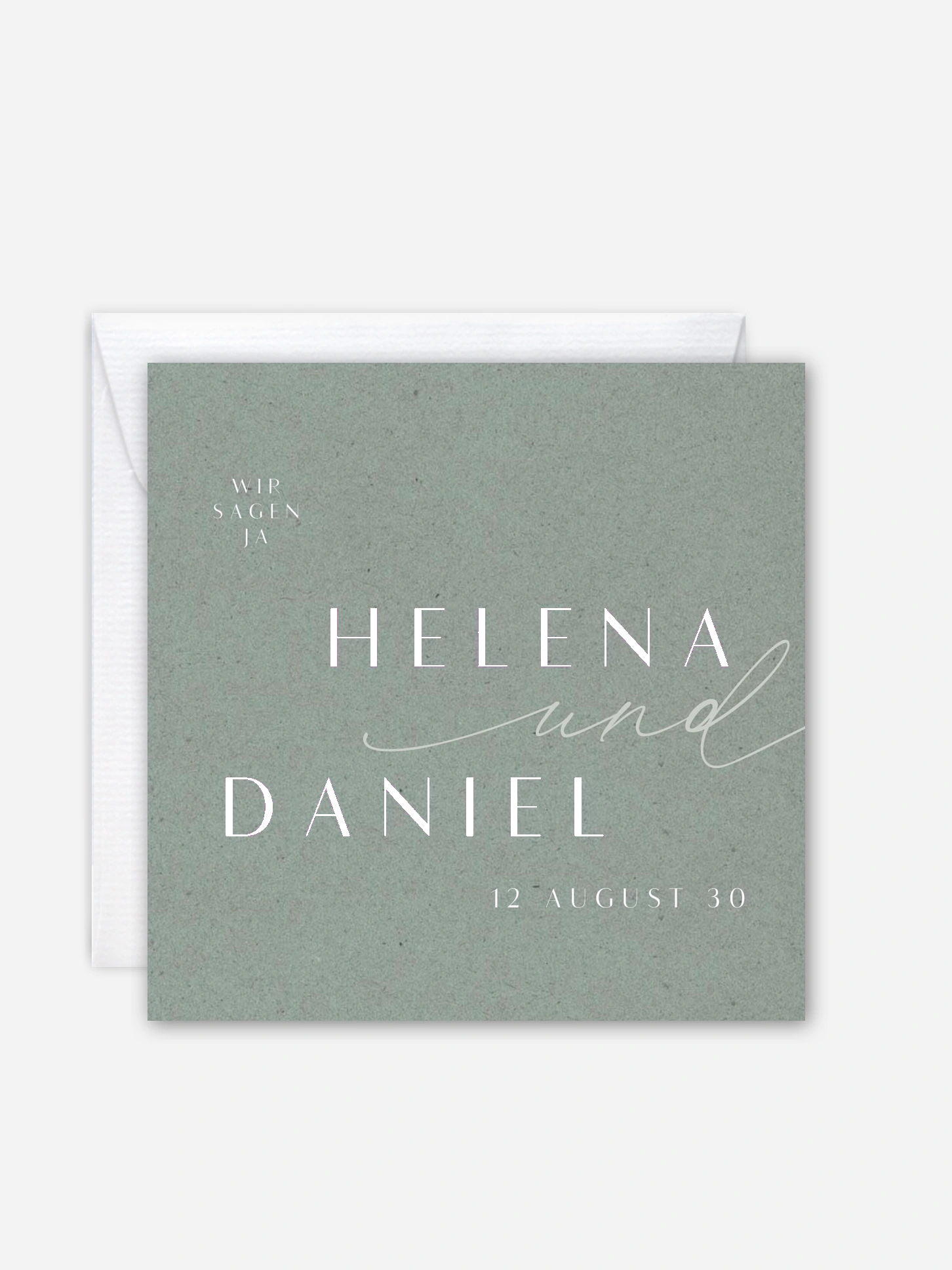 Hochzeitseinladung Romance Letters