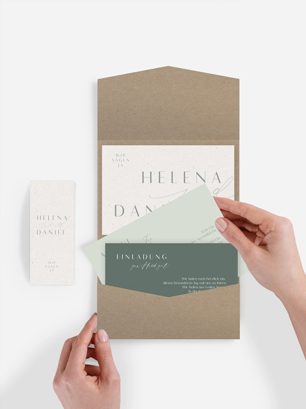 Hochzeitseinladung Romance Letters