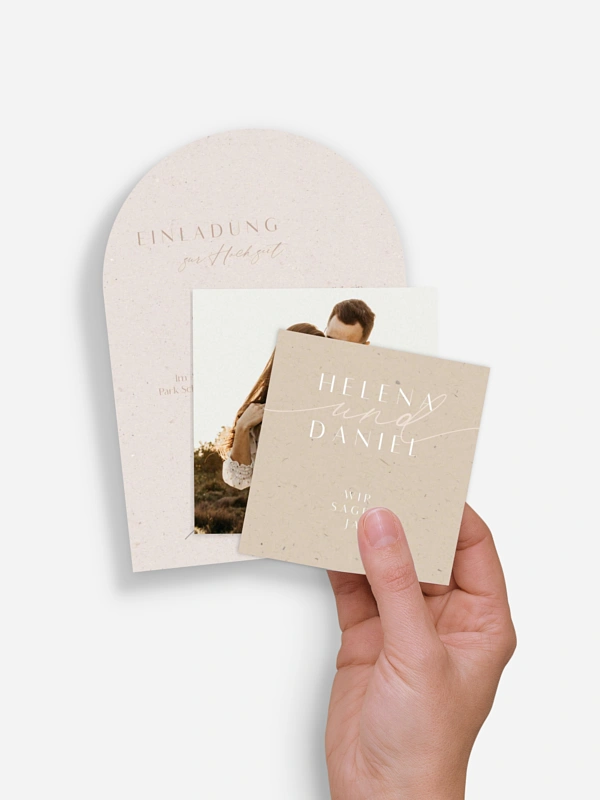 Hochzeitseinladung Romance Letters