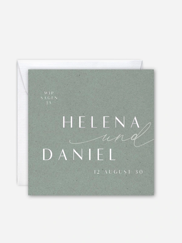 Hochzeitseinladung Romance Letters