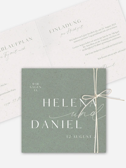 Hochzeitseinladung Romance Letters